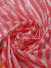 Patch Neck Cotton Blend Unstitched Suit With Dupatta