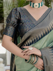 Kanjivaram Art Silk Woven Saree