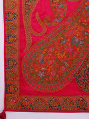 Printed Dola Silk Rani Saree