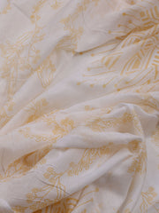 Printed Cotton Blend Unstitched Suit With Dupatta