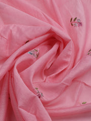 Embroidered Organza Unstitched Suit With Dupatta