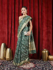 Digital Printed Art Silk Saree