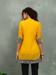 Plain Georgette Kurta