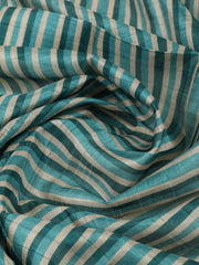 Embroidered Chanderi Unstitched Suit With Pant & Dupatta