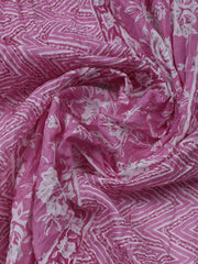 Neck Embroidered Cotton Blend Unstitched Suit With Dupatta