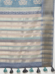 Digital Printed Handloom Saree