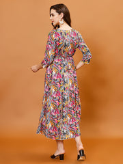 Printed Cotton Dress