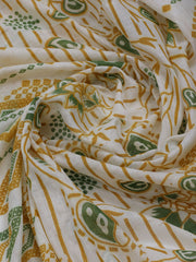 Neck Embroidered Cotton Blend Unstitched Suit With Dupatta