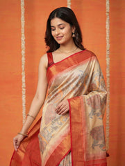 Woven Design Art Silk Saree