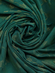 Embroidered Chanderi Unstitched Suit With Dupatta