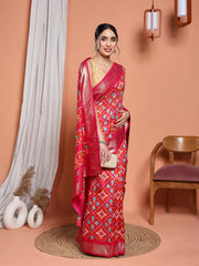 Digital Printed Art Silk Saree