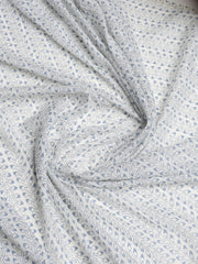 Printed Cotton Blend Unstitched Suit With Dupatta