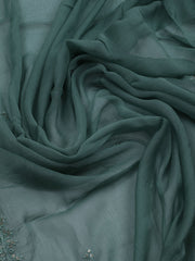 Printed Cotton Blend Unstitched Suit With Dupatta