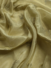 Banarasi Tissue Unstitched Suit With Dupatta