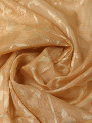 Embroidered Tissue Unstitched Suit With Pant & Dupatta