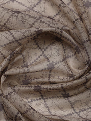 Embroidered Chanderi Unstitched Suit With Pant & Dupatta