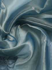 Embroidered Tissue Unstitched Suit With Dupatta