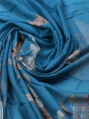 Printed Muslin Unstitched Suit With Dupatta