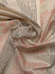 Neck Embroidered Cotton Blend Unstitched Suit With Dupatta