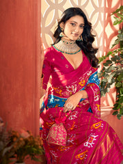 Printed Tussar Saree