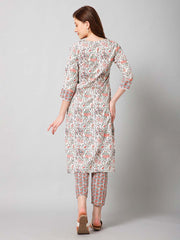 Printed Cotton Kurta Set