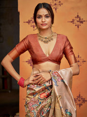 Printed Art Silk Saree