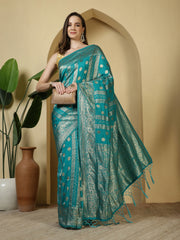 Zaari Jaal Crepe Saree
