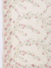 Cutdana Embroidery Georgette Saree