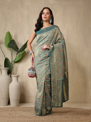 Printed Dola Silk Saree