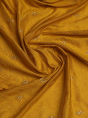 Neck Embroidered Cotton Blend Unstitched Suit With Dupatta