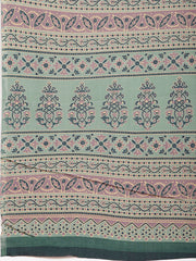 Digital Printed Crepe Woven Saree