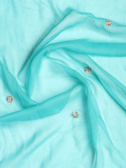 Embroidered Muslin Unstitched Suit With Dupatta