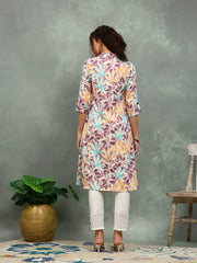 Floral Printed Cotton Kurta