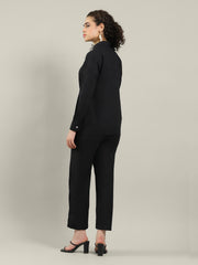 Printed Cotton Blend Kurta With Pants