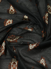 Woven Design Chanderi Unstitched Suit With Pant & Dupatta