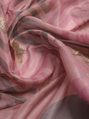 Embroidered Tissue Unstitched Suit With Dupatta