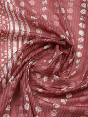 Printed Cotton Blend Unstitched Suit With Pant & Dupatta