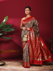 Digital Print Art Silk Saree