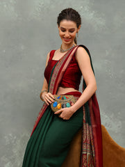 Embroidered Art Silk Saree