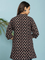 Printed Cotton Blend Short Kurti
