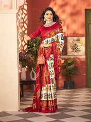 Printed Art Silk Saree