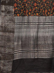 Digital Printed Cotton Blend Woven Saree