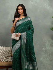 Zaari Jaal Crepe Saree