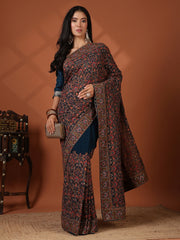 Embroidered Georgette Saree