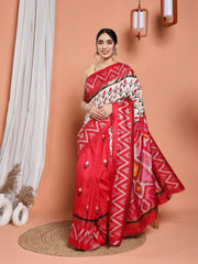Digital Printed Art Silk Saree