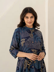 Printed Cotton Blend Dress