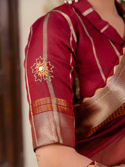 Woven Border Tissue Saree