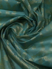 Printed Chanderi Unstitched Suit With Dupatta