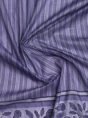 Printed Cotton Blend Unstitched Suit With Dupatta