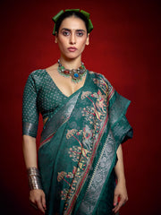 Printed Art Silk Saree